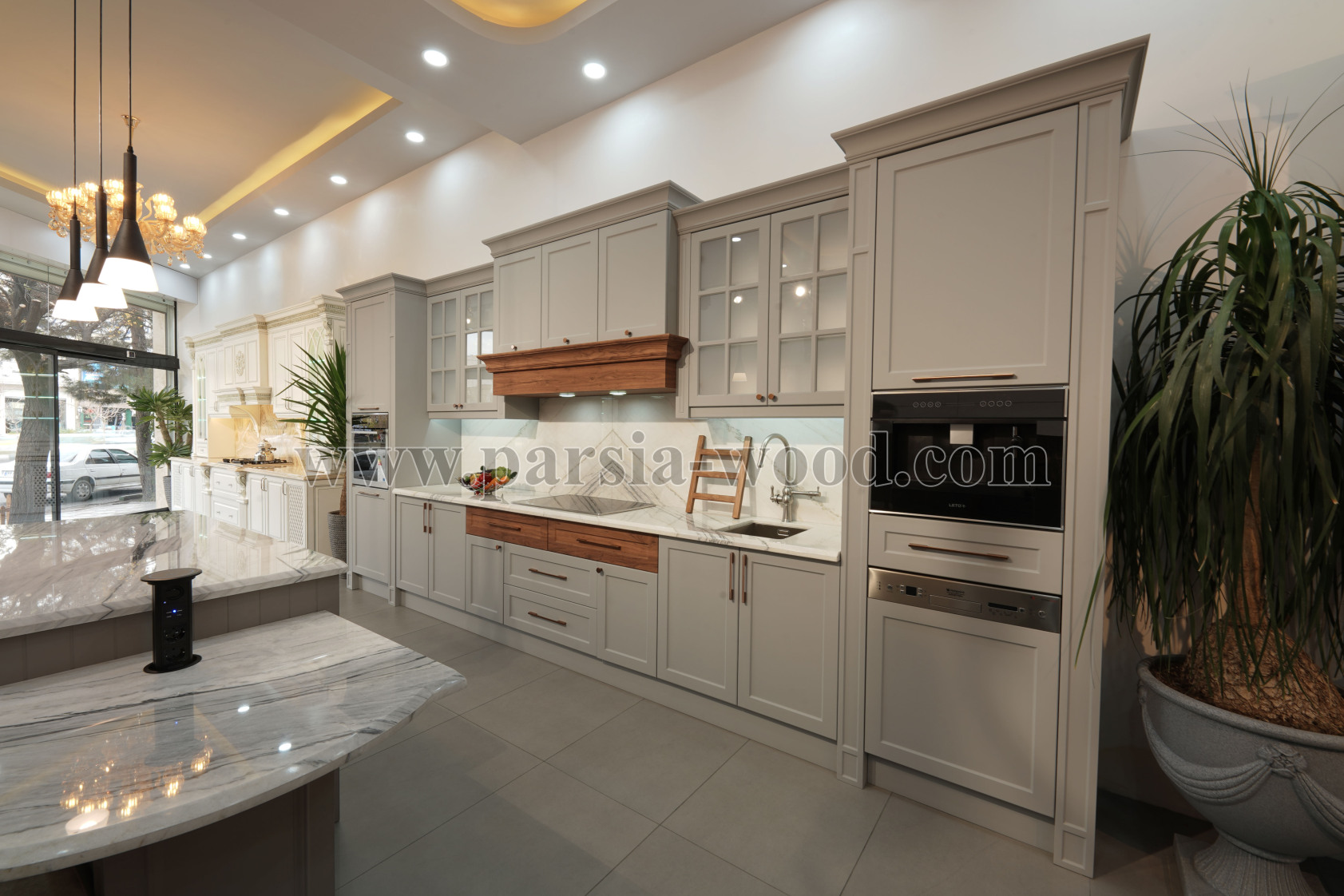 کابینت نئوکلاسیک ممبران روکش pvc 